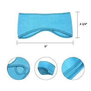 Fleece Earmuff Ponytail Headband