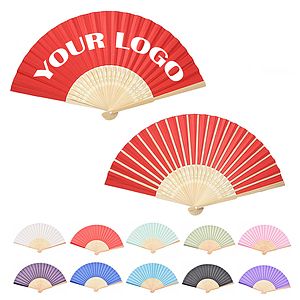 Custom Fabric Folding Fan