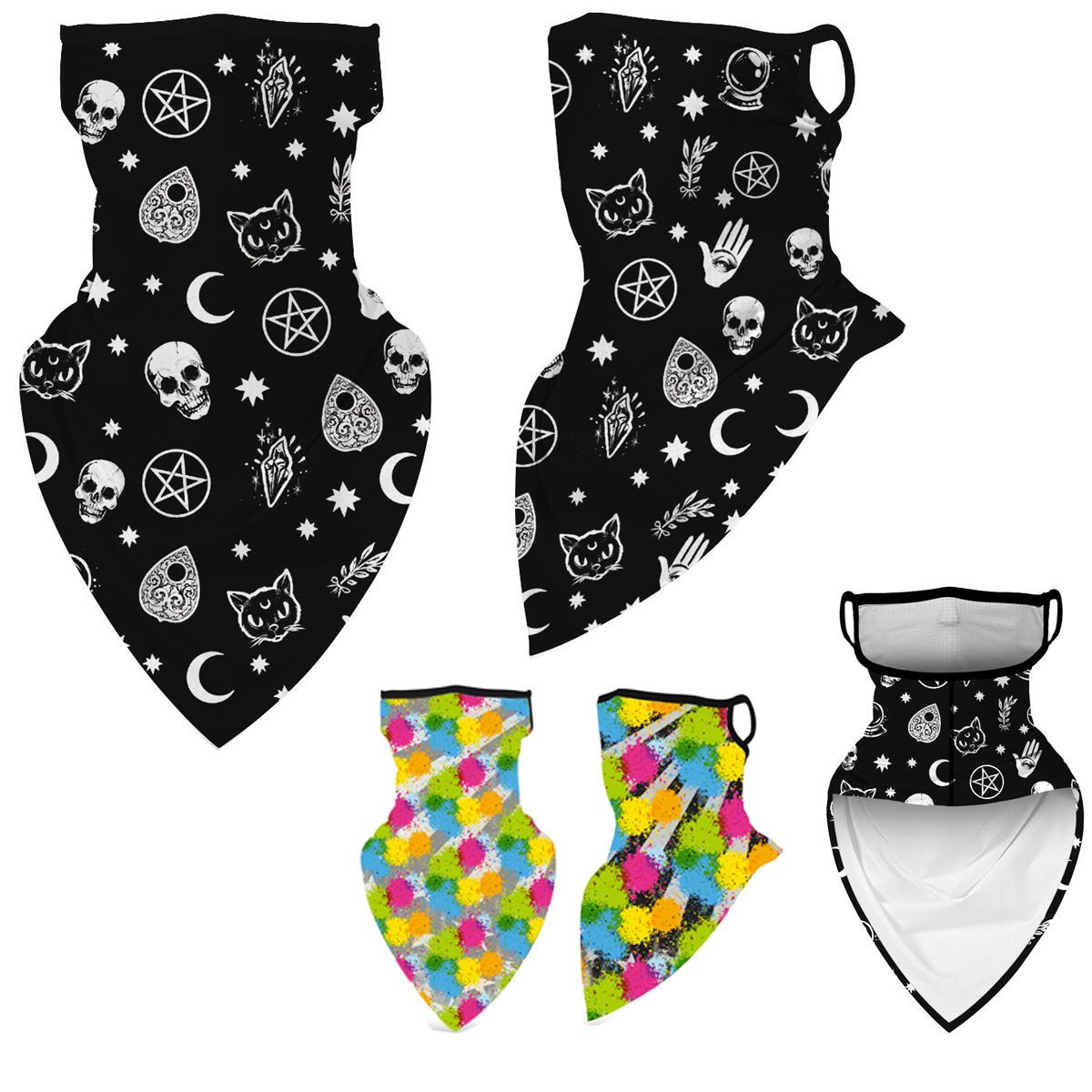 Full Color Sublimated Face Bandana Neck Gaiter