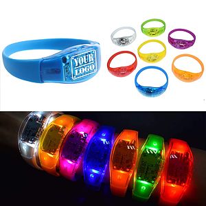 Silicone LED Flashing Bracelets