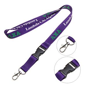 Sublimated Polyester Neck Lanyard w Quick Release Buckle