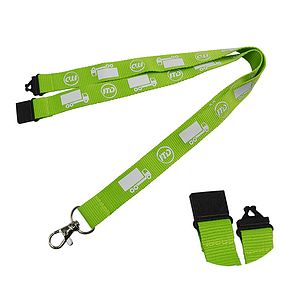 Polyester Neck Lanyard w Neck breakaway