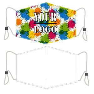 Youth Size Full Color Reusable Face Mask