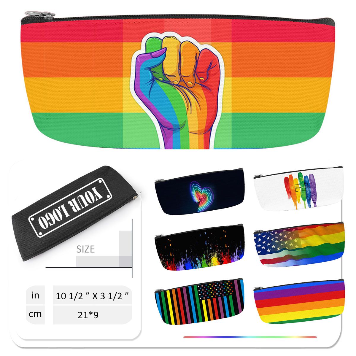 Rainbow Pencil Pouch