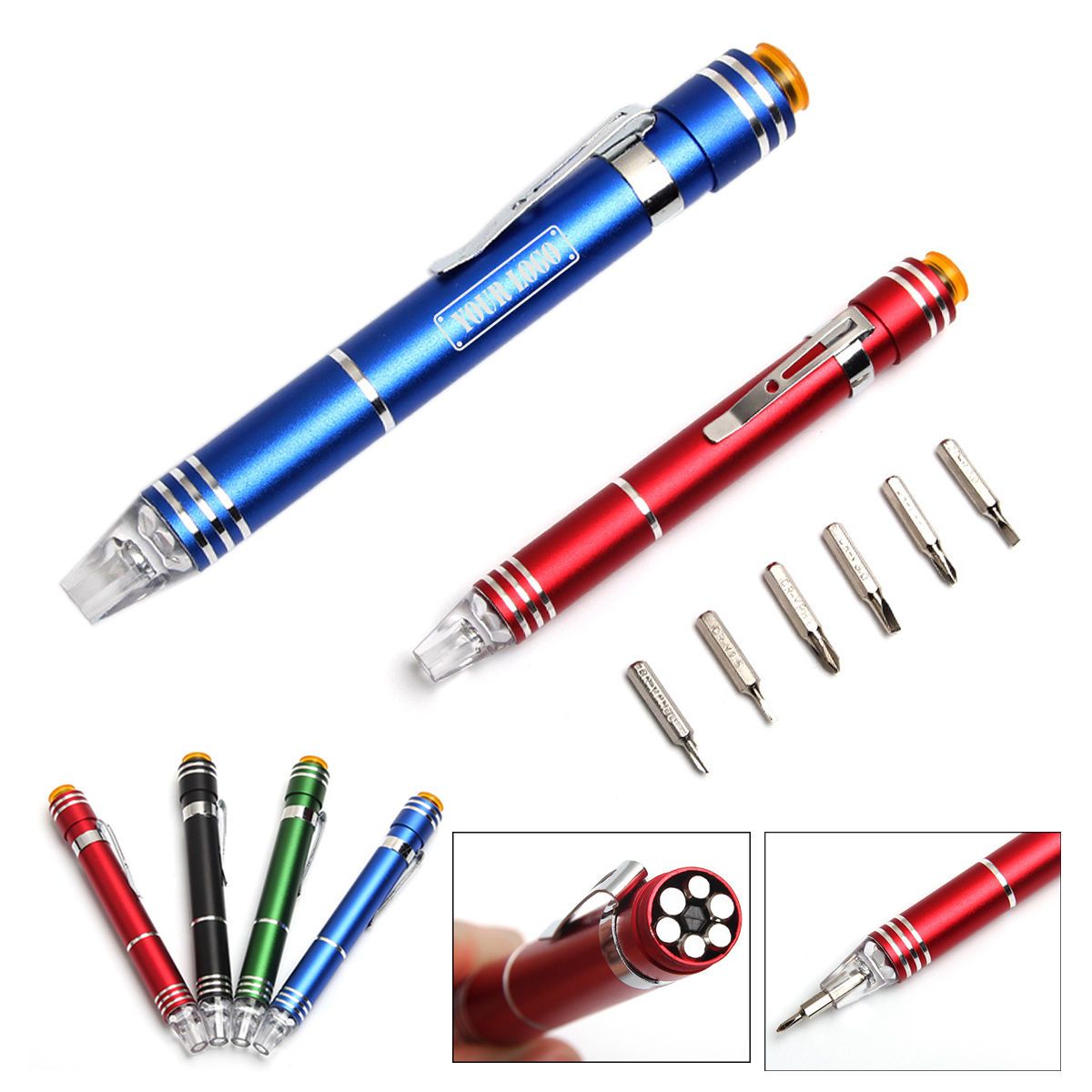 Pocket Screwdriver Flashlight
