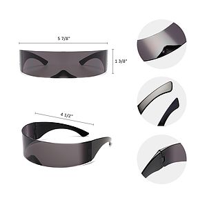 Futuristic Single Shield Sunglasses