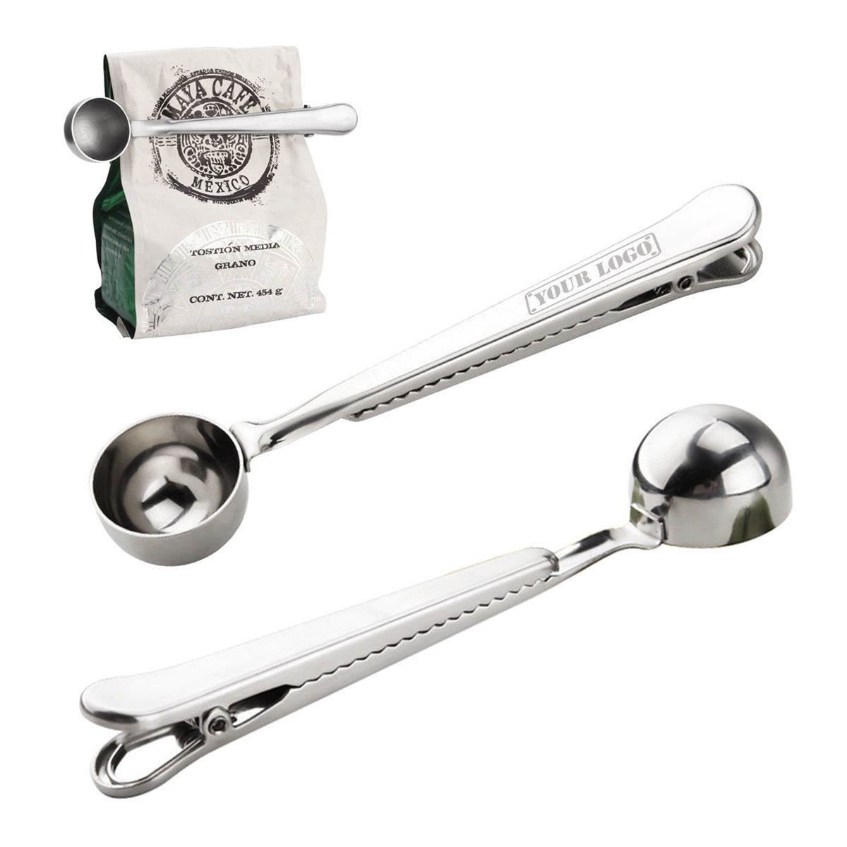 Coffee Spoon With Bag Sealer