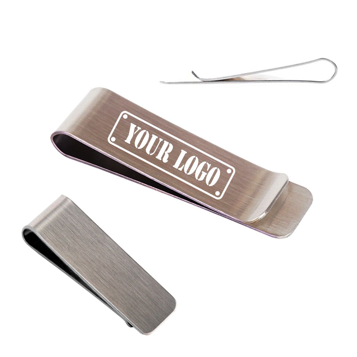 Stainless Steel Money clip  Credit Card Holder