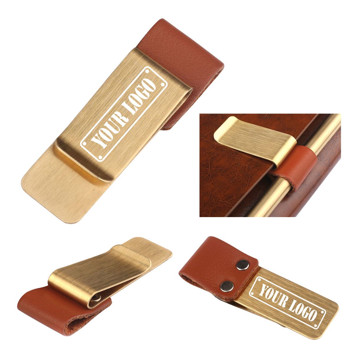 Pen Holder w Brass Clip