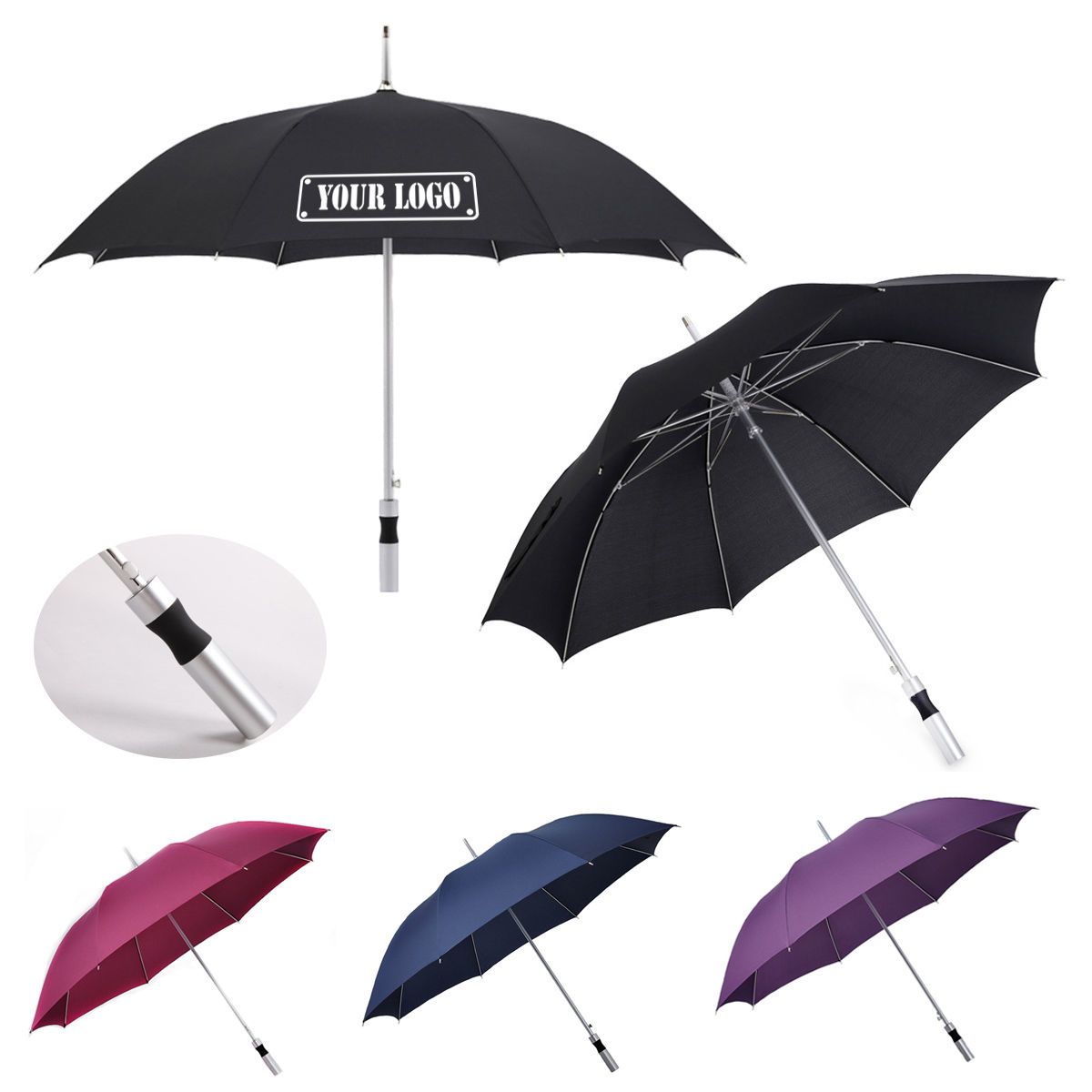 54 Arc Light Weight Umbrella
