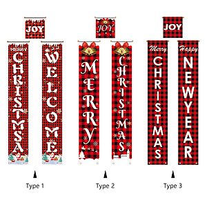 3 Pieces Christmas Porch Signs