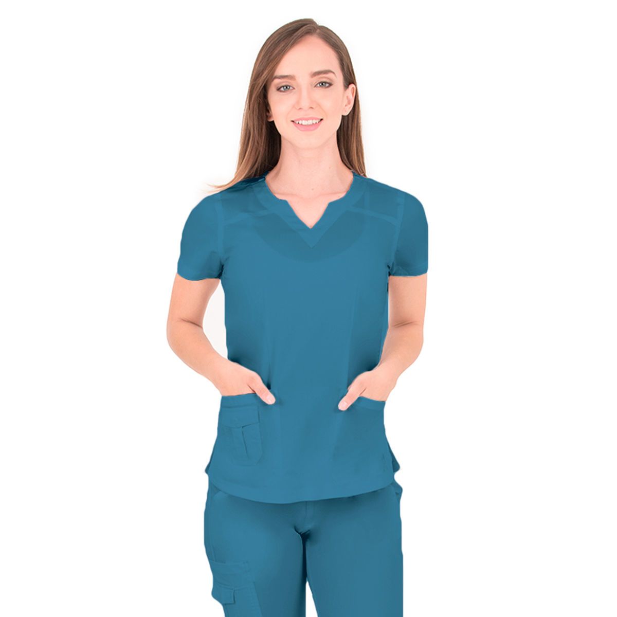 Promotional Lifethreads ergo 2.0 women's scallop neckline top