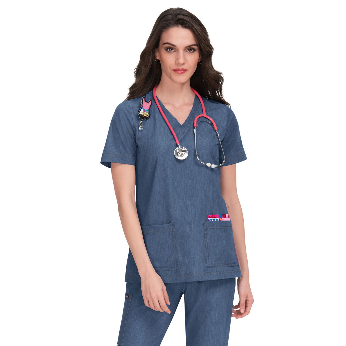 Koi french bull f103 women's luna scrub top Corporate Specialties