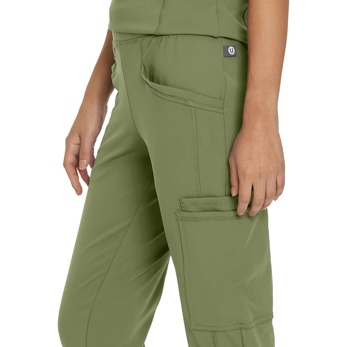 Urbane impulse slim fit extreme stretch 8pkt jogger scrub pants for