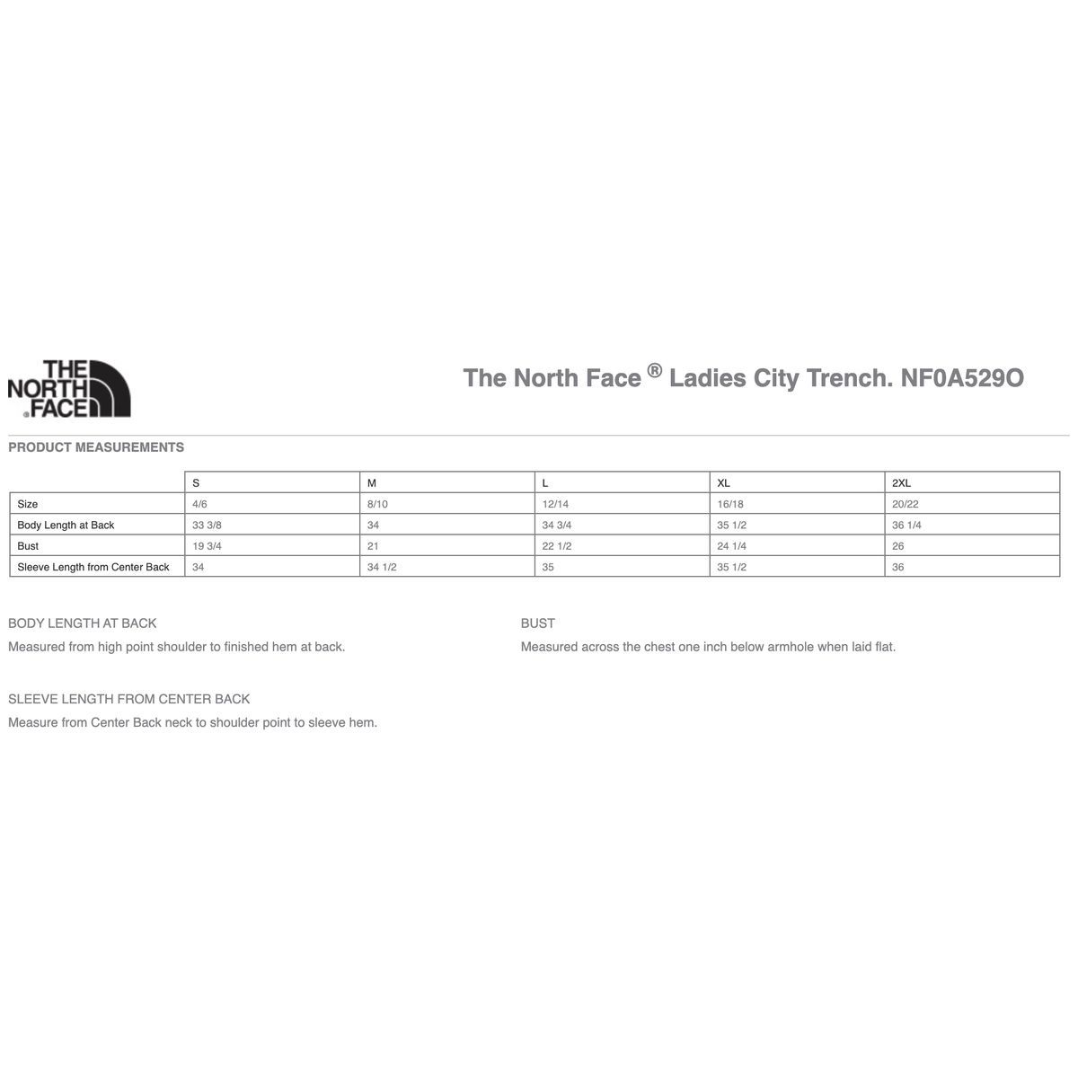 Promotional The north face outerwear women's' city trench coat