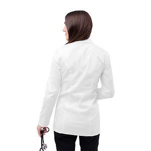 Adar - Pop-Stretch - Women's Two-Pocket Tab-Waist 28" Lab Coat
