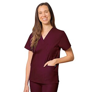Adar - Universal - Unisex 3-Pocket V-Neck Top