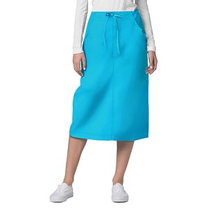 Adar - Universal - Women's Mid-Calf Length Drawstring Skirt
