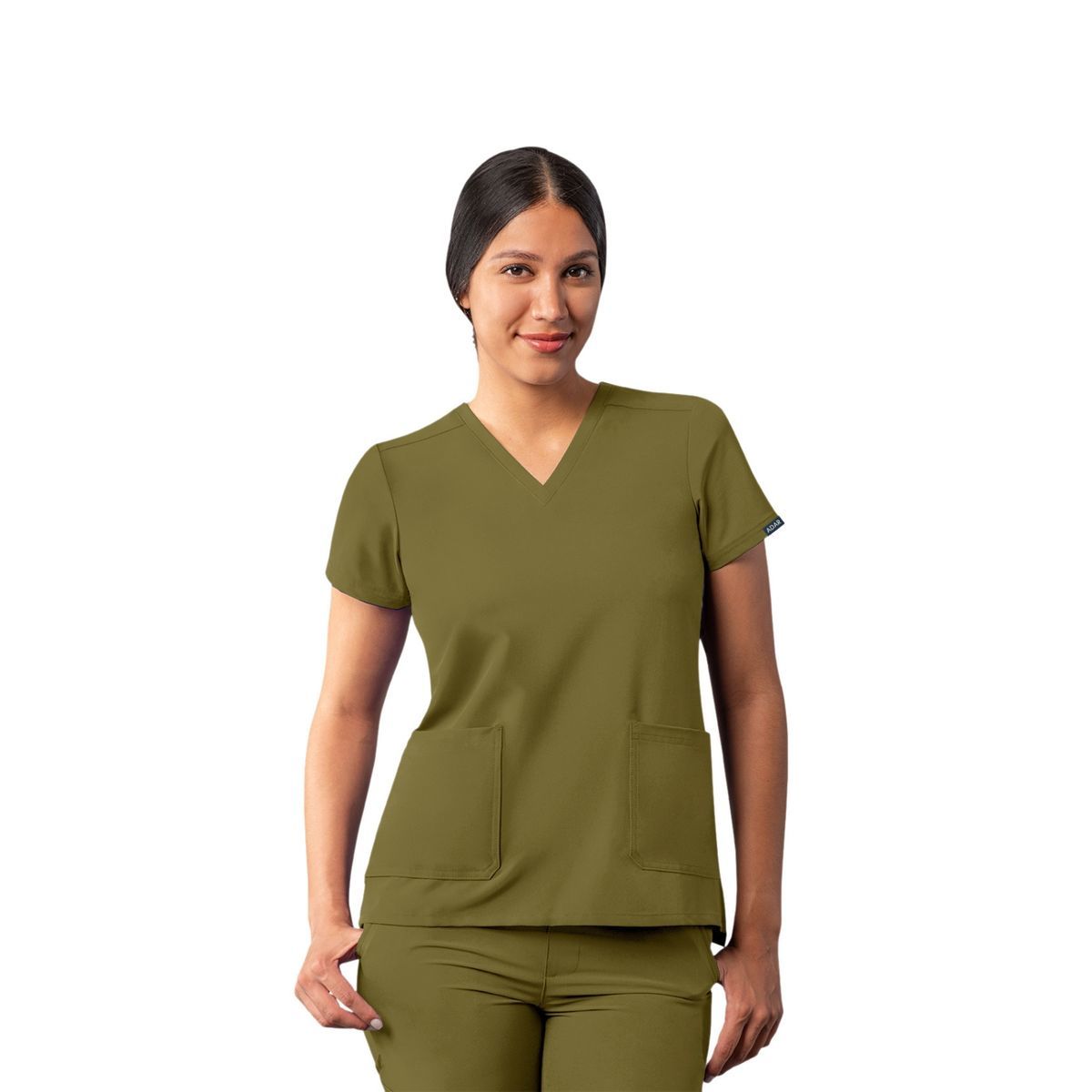 Adar - Addition - Women's Multi-Pocket V-Neck Top