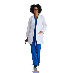 Grey's Anatomy Classic - Women's Three-Pocket 34" Mid-Length Lily Lab Coat