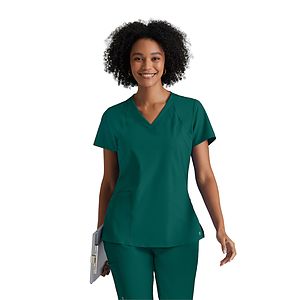 Barco One - Women's Four-Pocket V-Neck Racer Scrub Top