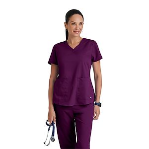 Grey's Anatomy Classic - Women's Two-Pocket V-Neck Aubrey Scrub Top