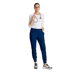 Barco Unify - Women's Five-Pocket Rib Knit Cuff Union Jogger Scrub Pant