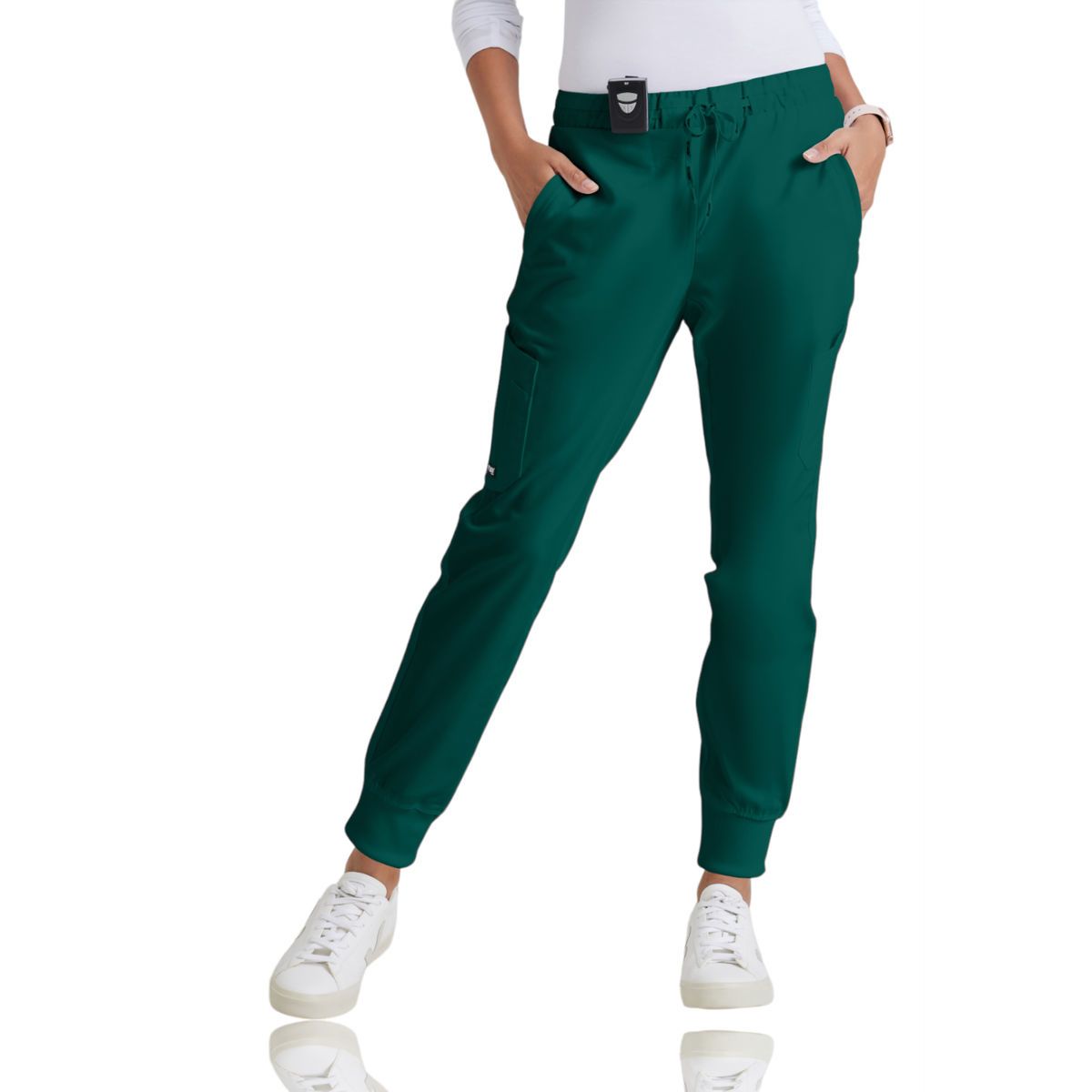 Grey's Anatomy Classic - Women's Five-Pocket Mid-Rise Kira Jogger Scrub Pant