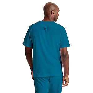 Grey's Anatomy Spandex Stretch - Men's Two-Pocket V-Neck Murphy Scrub Top