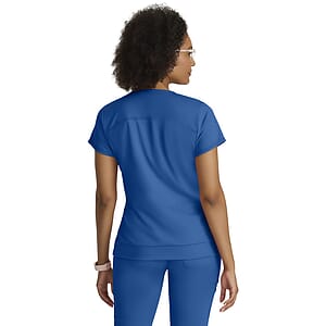 Grey's Anatomy Knit Stretch - Women's Two-Pocket V-Neck Motivate Scrub Top