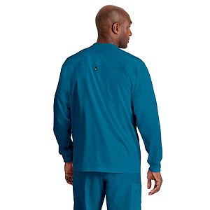 Grey's Anatomy Spandex Stretch - Men's Five-Pocket React Warm-Up Scrub Jacket