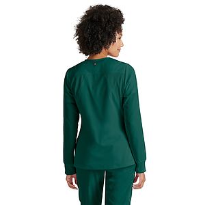 Grey's Anatomy Spandex Stretch - Women's Five-Pocket Gianna Warm-Up Scrub Jacket