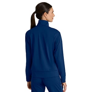 Grey's Anatomy Knit Stretch - Women's Four-Pocket Ease Warm-Up Scrub Jacket