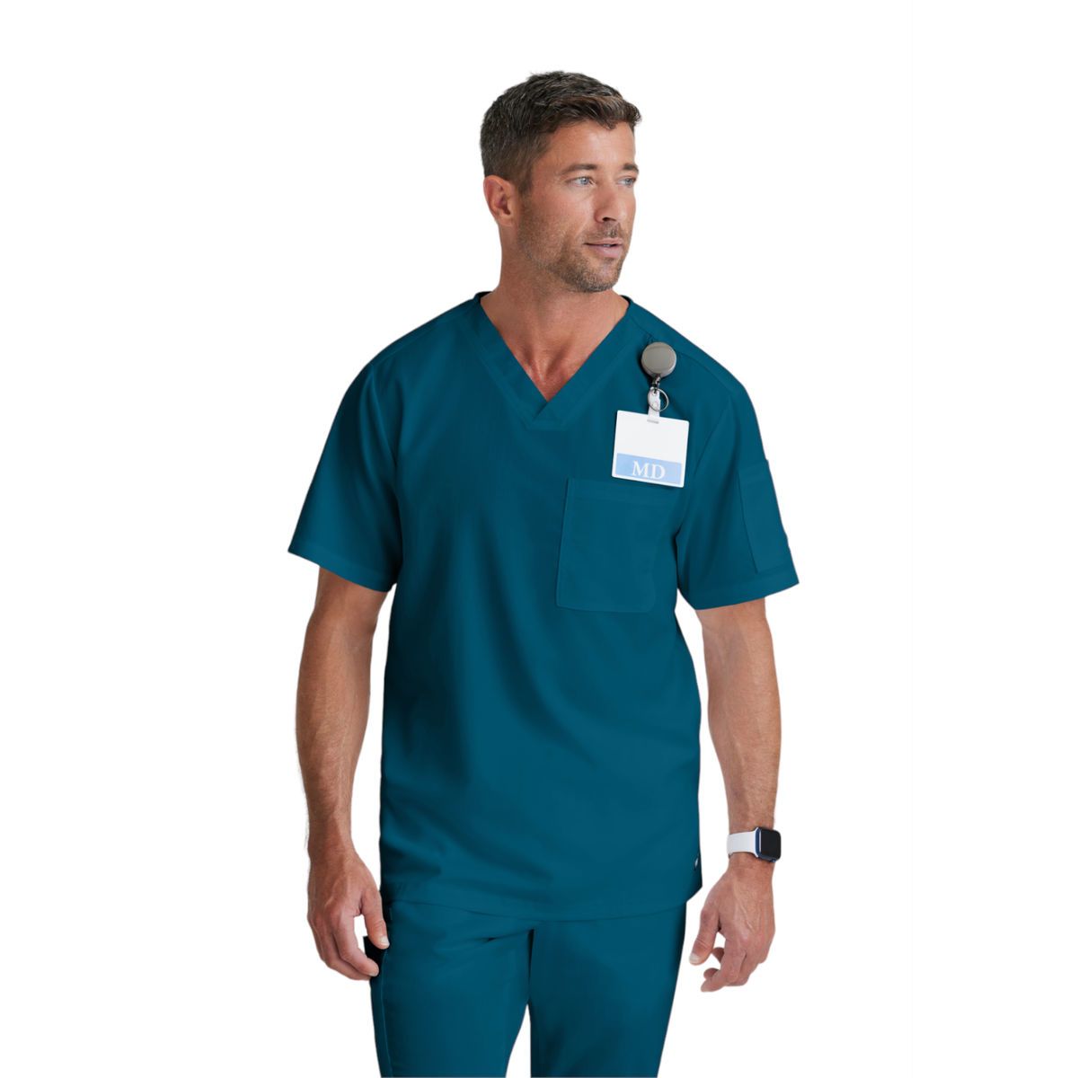 Grey's Anatomy Classic - Men's Two-Pocket V-Neck Evan Scrub Top