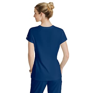 Skechers - Women's Two-Pocket Placket V-Neck Coast Scrub Top