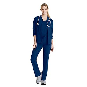 Skechers Slip-Ins - Women's Three-Pocket Zip-Up Contour Warm-Up Scrub Jacket