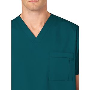 Wink - WORK - Unisex Double-Pocket V-Neck Top