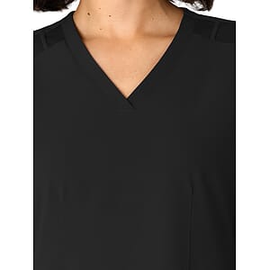Wink - W123 - Women's Flex-n-Reach Side Panel V-Neck Top