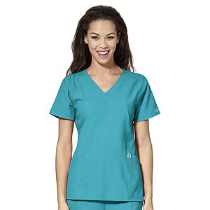 Wink - W123 - Women's Five-Pocket V-Neck Top