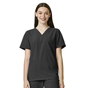 Wink - W123 - Unisex 4-Pocket V-Neck Top