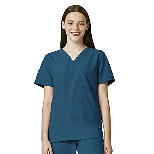 Wink - W123 - Unisex 4-Pocket V-Neck Top