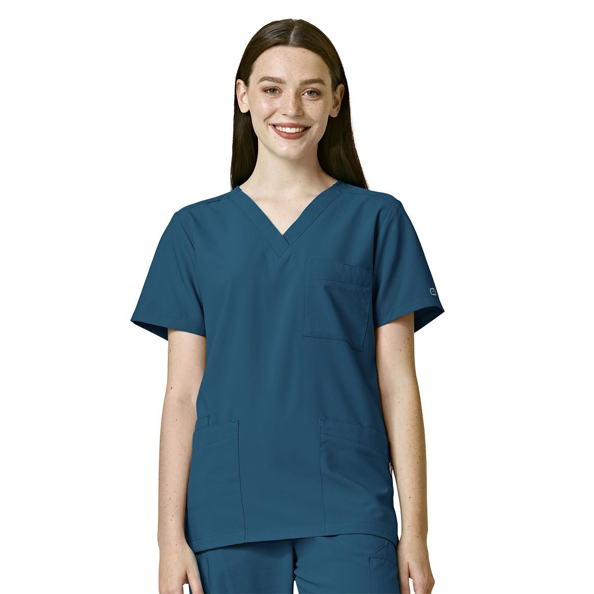 Wink - W123 - Unisex 4-Pocket V-Neck Top