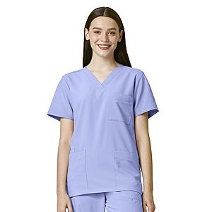 Wink - W123 - Unisex 4-Pocket V-Neck Top