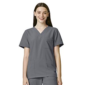 Wink - W123 - Unisex 4-Pocket V-Neck Top