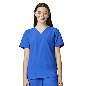 Wink - W123 - Unisex 4-Pocket V-Neck Top