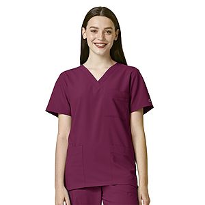 Wink - W123 - Unisex 4-Pocket V-Neck Top