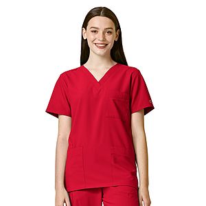 Wink - W123 - Unisex 4-Pocket V-Neck Top