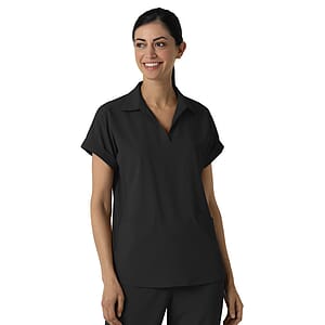 Wink - RENEW - Women’s Two-Pocket Flex-n-Reach Collared Top