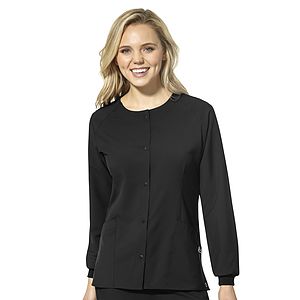 Wink - W123 - Women's Two-Pocket Crew Neck Jacket