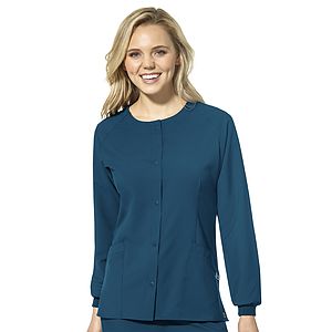 Wink - W123 - Women's Two-Pocket Crew Neck Jacket